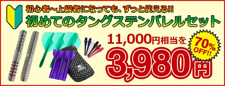 ダーツ 初心者向け ダーツセット タングステンバレル ダーツケース付き 5点フルセット :st-beg-001:Darts Shop TiTO  Yahoo!店 - 通販 - Yahoo!ショッピング