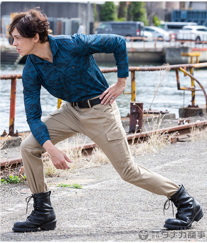 ワイドストレッチ カーゴパンツ グラディエーター コーコス G
