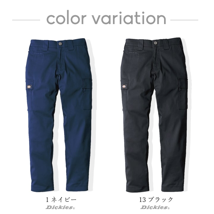 Dickies ネイビー カーゴパンツ ディッキーズカーゴパンツワークパンツw38l34紺ネイビー極太