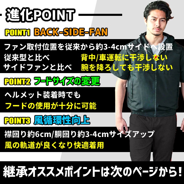 クロダルマ 【予約】空調作業服 半袖ジャンバー アルミニスト
