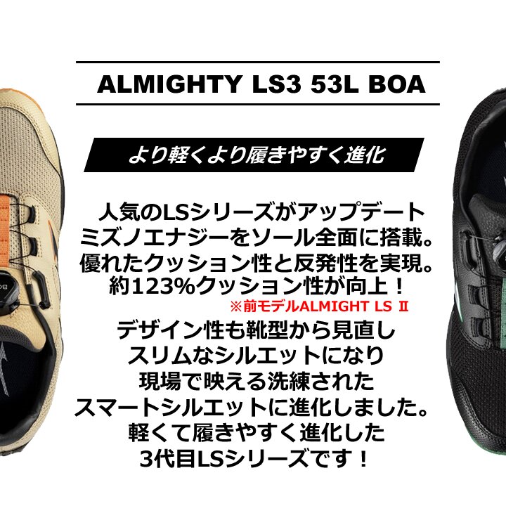 MIZUNO（ミズノ） 【即日発送】ミズノ 安全靴 ローカット F1GA2602