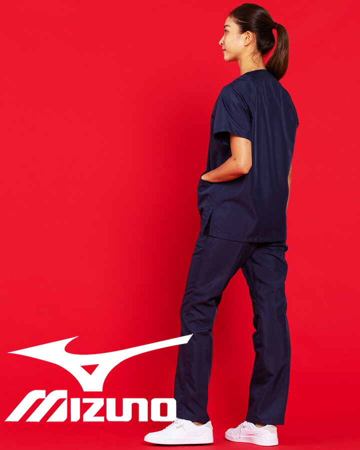 ミズノ スクラブ 白衣 医療 抗ウイルス加工 男女兼用 MIZUNO MZ
