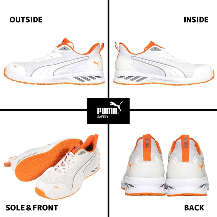 住宅設備 種類11：64.404.0 (ホワイト)/27.0cm PUMA プーマ 安全靴