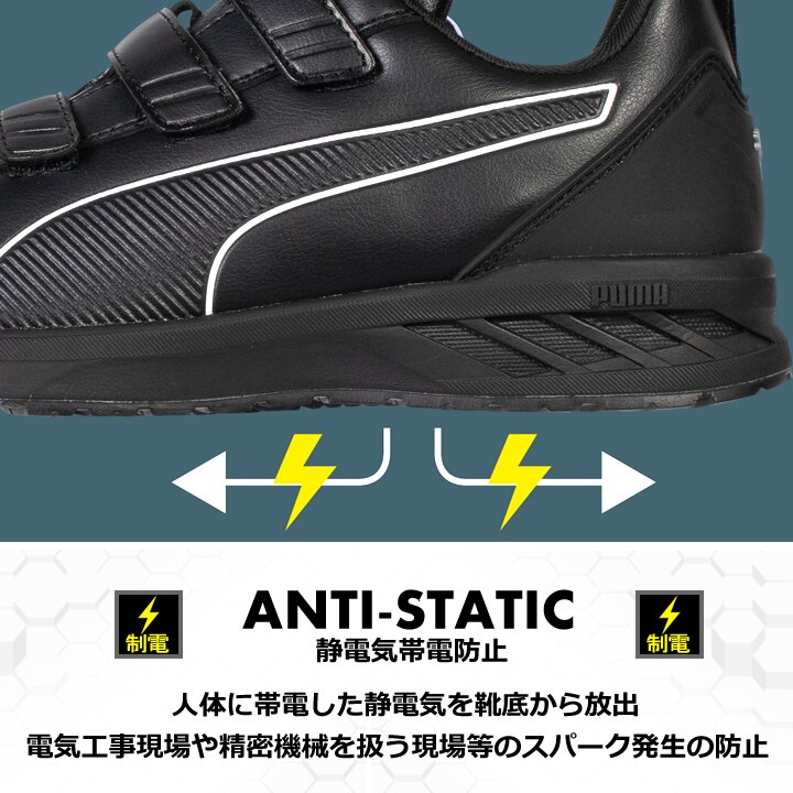 PUMA WORKWEAR 【即日発送】プーマ 安全靴 ローカット RIDER2.1 LOW
