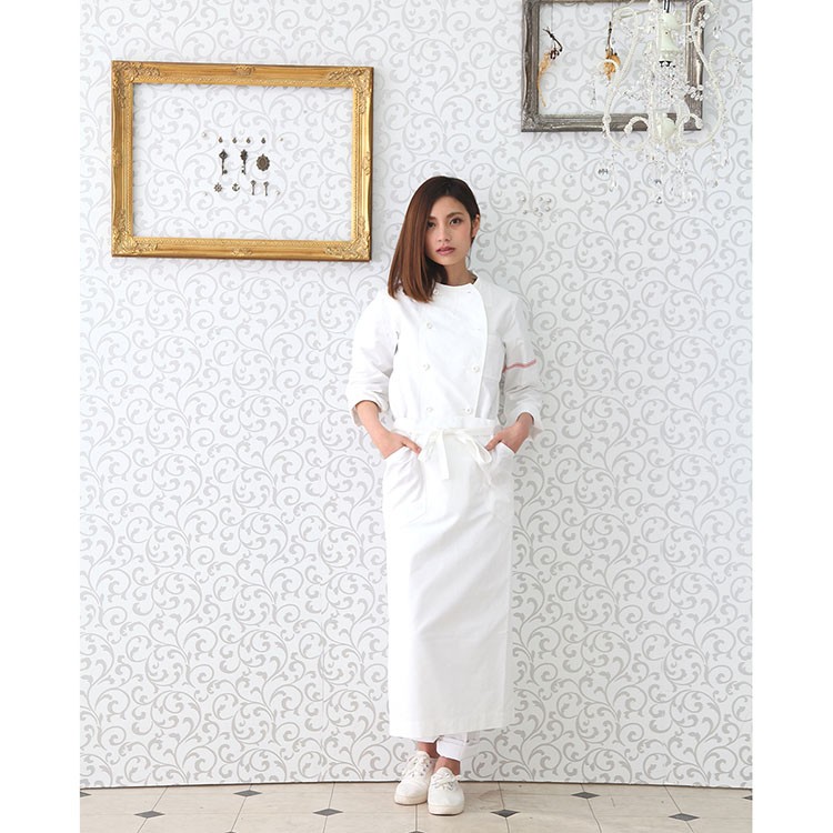 コート RA6512 HAKUI セブンユニフォーム 白衣 コックコート 長袖