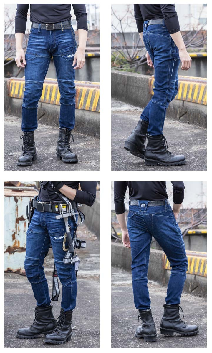 寅壱 デニム カーゴパンツ 8830-219 ズボン ストレッチ オールシーズン