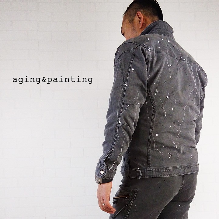 TS DESIGN 【即日発送】デニム 作業着 ストレッチ 袖ブルゾン 匠 