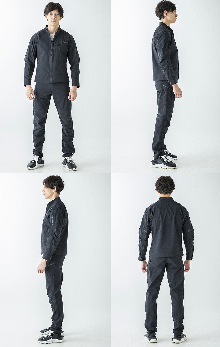 TS DESIGN 長袖ブルゾン TSデザイン ライダース型 ワークジャケット