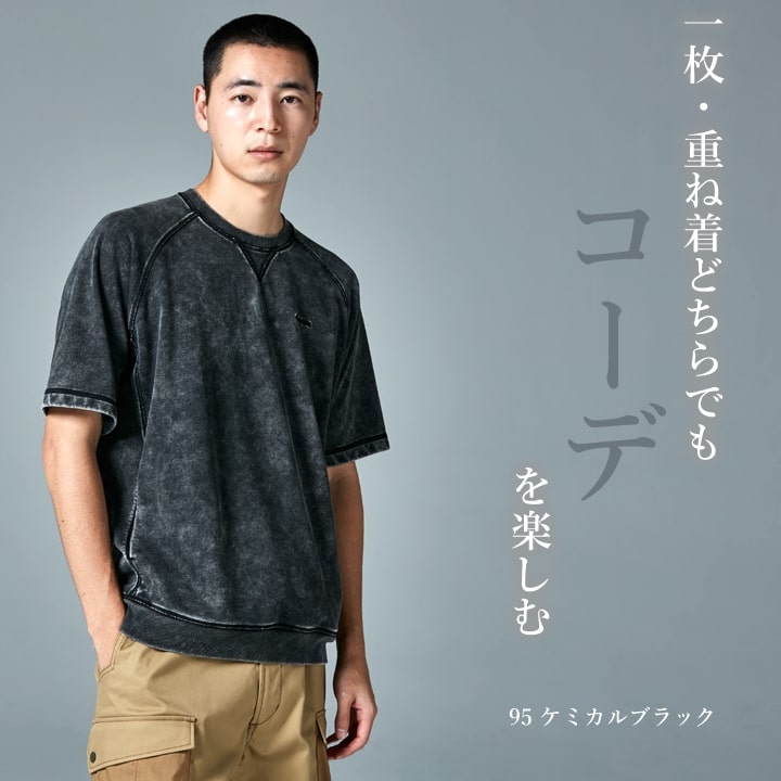 ビンテージ半袖スウェット TS DESIGN 即日発送 TSデザイン 数量限定 スウェット 55352 半袖