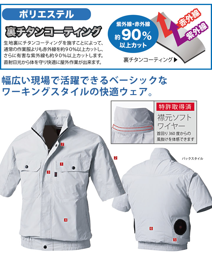 作業服・作業用品 EFウェア フルハーネス対応ブルゾン 村上被服
