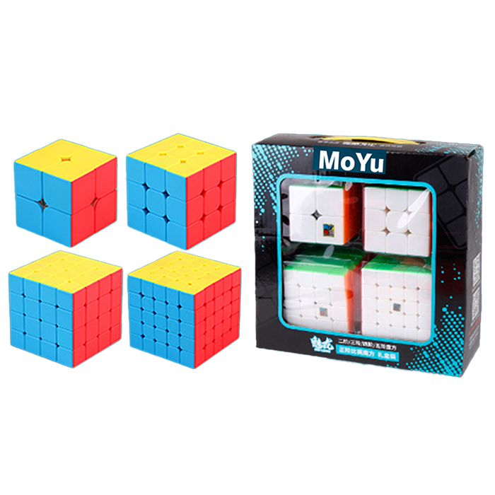 【10%OFF★サンタ帽子★ラッピング無料】 ルービックキューブ Moyu 4点セット 誕生日 プレゼント 男の子 4歳 5歳 6歳 小学生 送料無料 知育玩具 パズル 子供 |  | 01