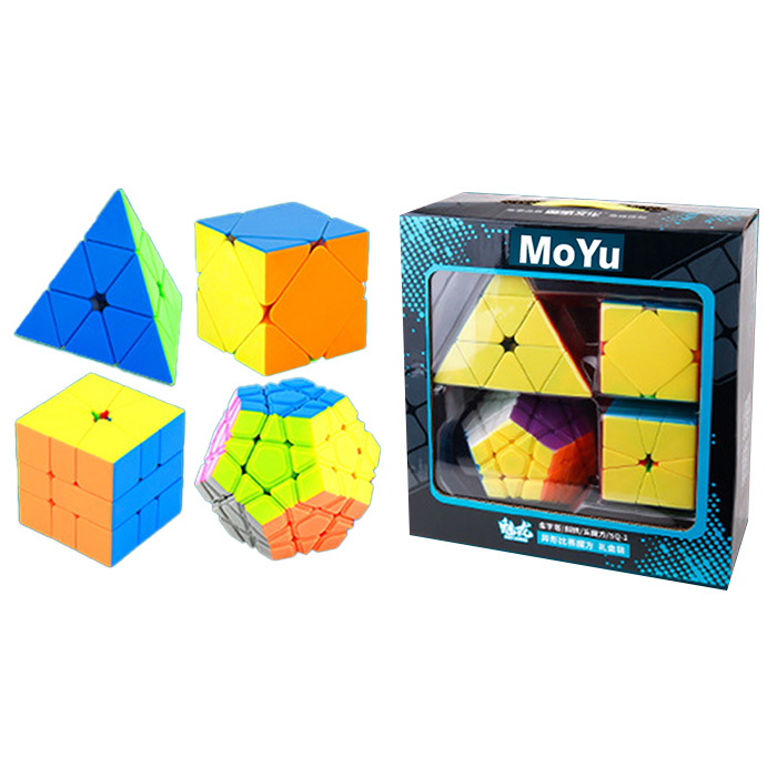 【10%OFF★サンタ帽子★ラッピング無料】 ルービックキューブ Moyu 4点セット 誕生日 プレゼント 男の子 4歳 5歳 6歳 小学生 送料無料 知育玩具 パズル 子供 |  | 03