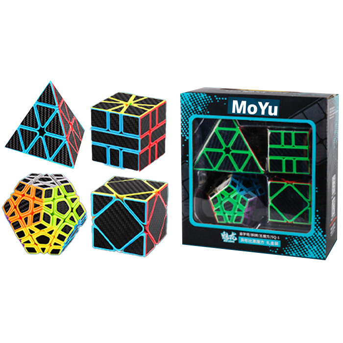 【10%OFF★サンタ帽子★ラッピング無料】 ルービックキューブ Moyu 4点セット 誕生日 プレゼント 男の子 4歳 5歳 6歳 小学生 送料無料 知育玩具 パズル 子供 |  | 04