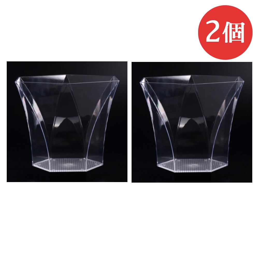 シャンパンクーラー アイスバケツ 光る 割れにくい おしゃれ モダン ダイヤカット 透明 家庭用 ホームパーティー 業務用 飲食店 アイスペール ドリンク 保冷 | ブランド登録なし | 02