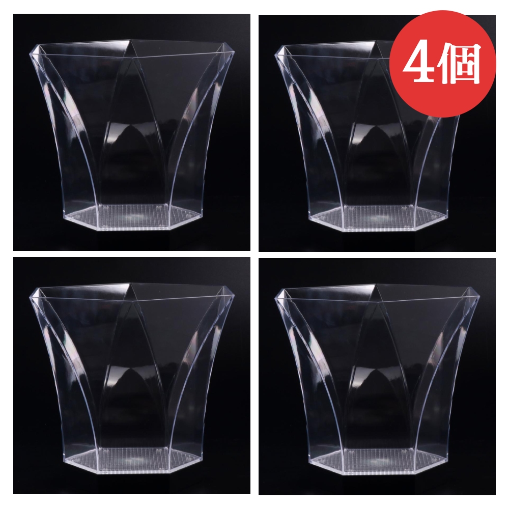 シャンパンクーラー アイスバケツ 光る 割れにくい おしゃれ モダン ダイヤカット 透明 家庭用 ホームパーティー 業務用 飲食店 アイスペール ドリンク 保冷 | ブランド登録なし | 03