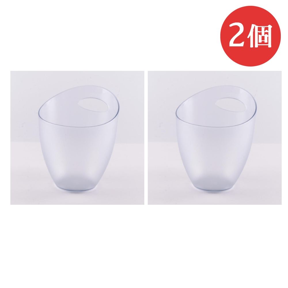 （2.5Lサイズ） ワインクーラー アクリル 2.5L 小型 1本用 シャンパンクーラー 取っ手付き 家庭用 業務用 パーティー 飲食店 アイスバケット ボトルクーラー | ブランド登録なし | 02