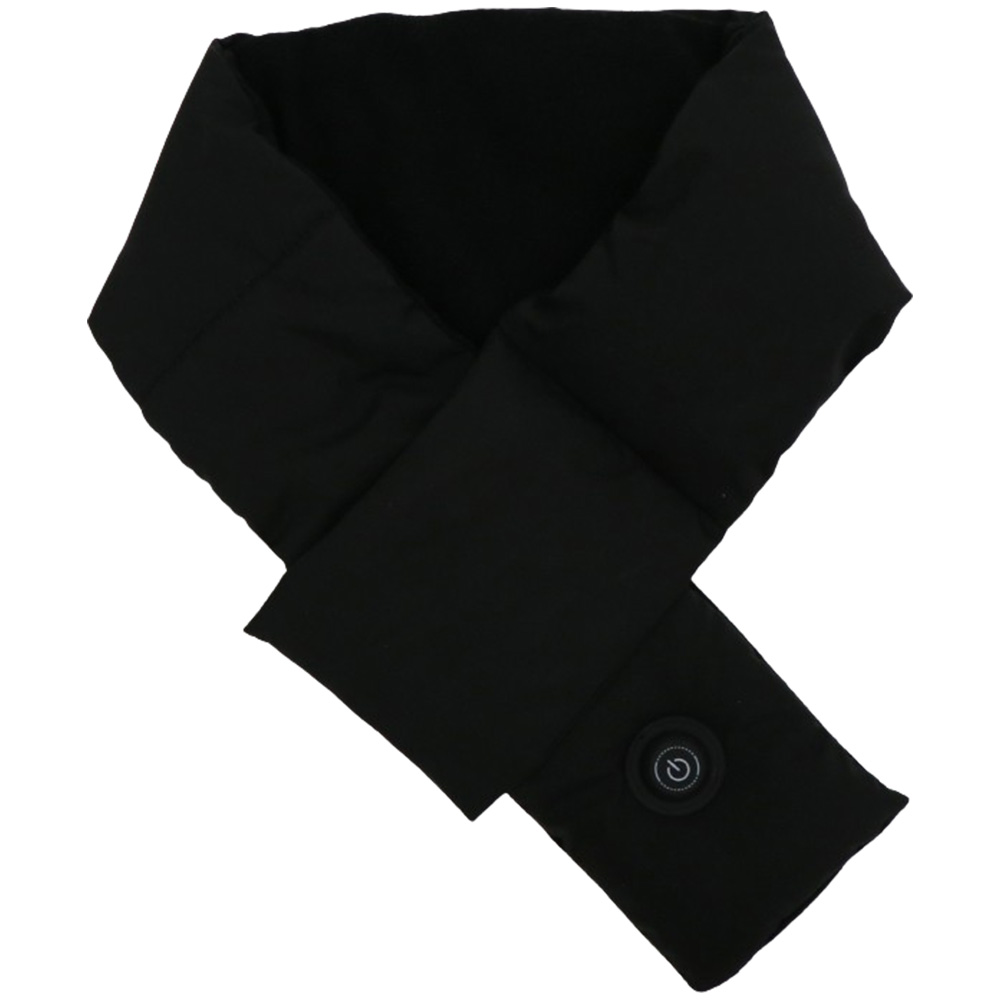 電熱マフラー 充電式 マフラー 防寒 USB 給電式 温度調節 HDL-MFR 男女兼用 レディース メンズ ヒートマフラー ホットマフラー 白 ホワイト 黒 ブラック 人気 | ブランド登録なし | 01