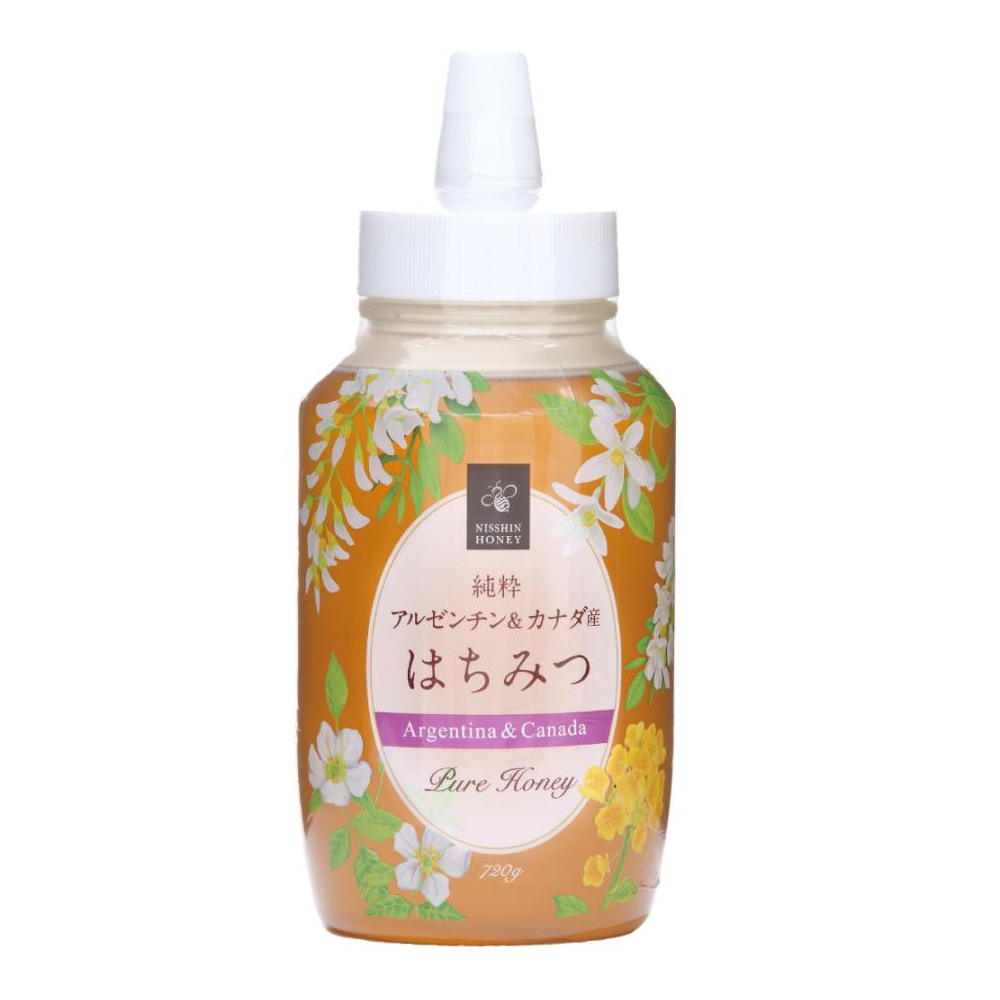 純粋アルゼンチン＆カナダ産はちみつ 720g ハチミツ 在庫限り 年末特価 はちみつ 蜂蜜 純粋はちみつ パン ホットケーキ ヨーグルト 日新蜂蜜 | 日新蜂蜜 | 01