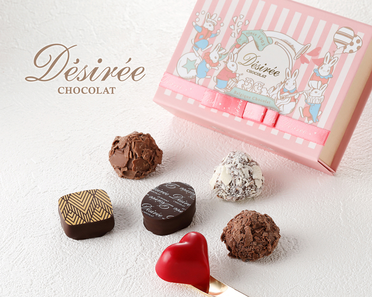 バレンタイン チョコ 2026 デジレー ショコラ＆トリュフ6個入 【特典