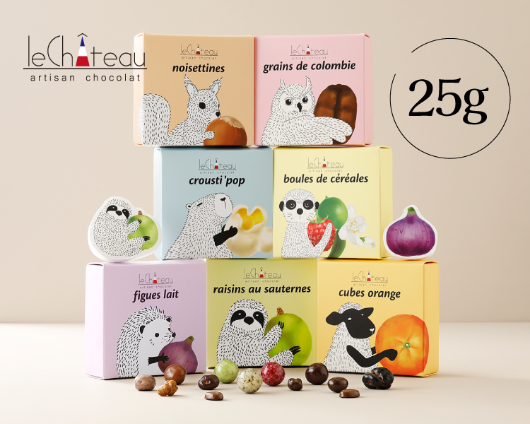 バレンタイン チョコ 2026 ルシャトー25g 世界各国の厳選したフルーツ