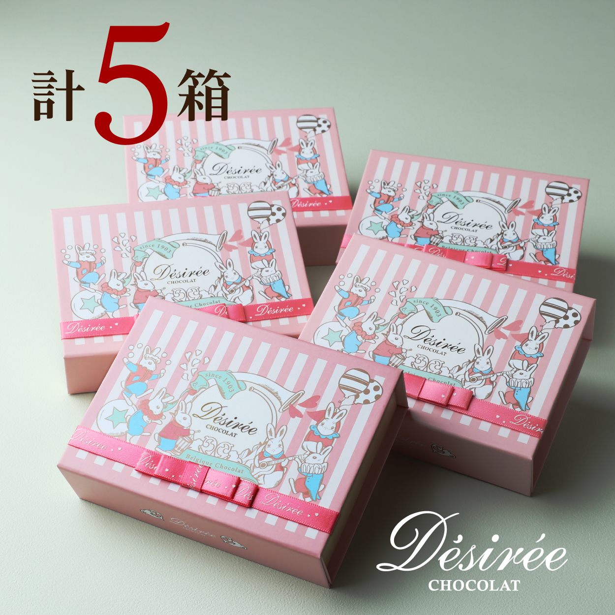 デジレー ショコラ＆トリュフ6個入(計5箱セット+ミニチョコBOX4箱