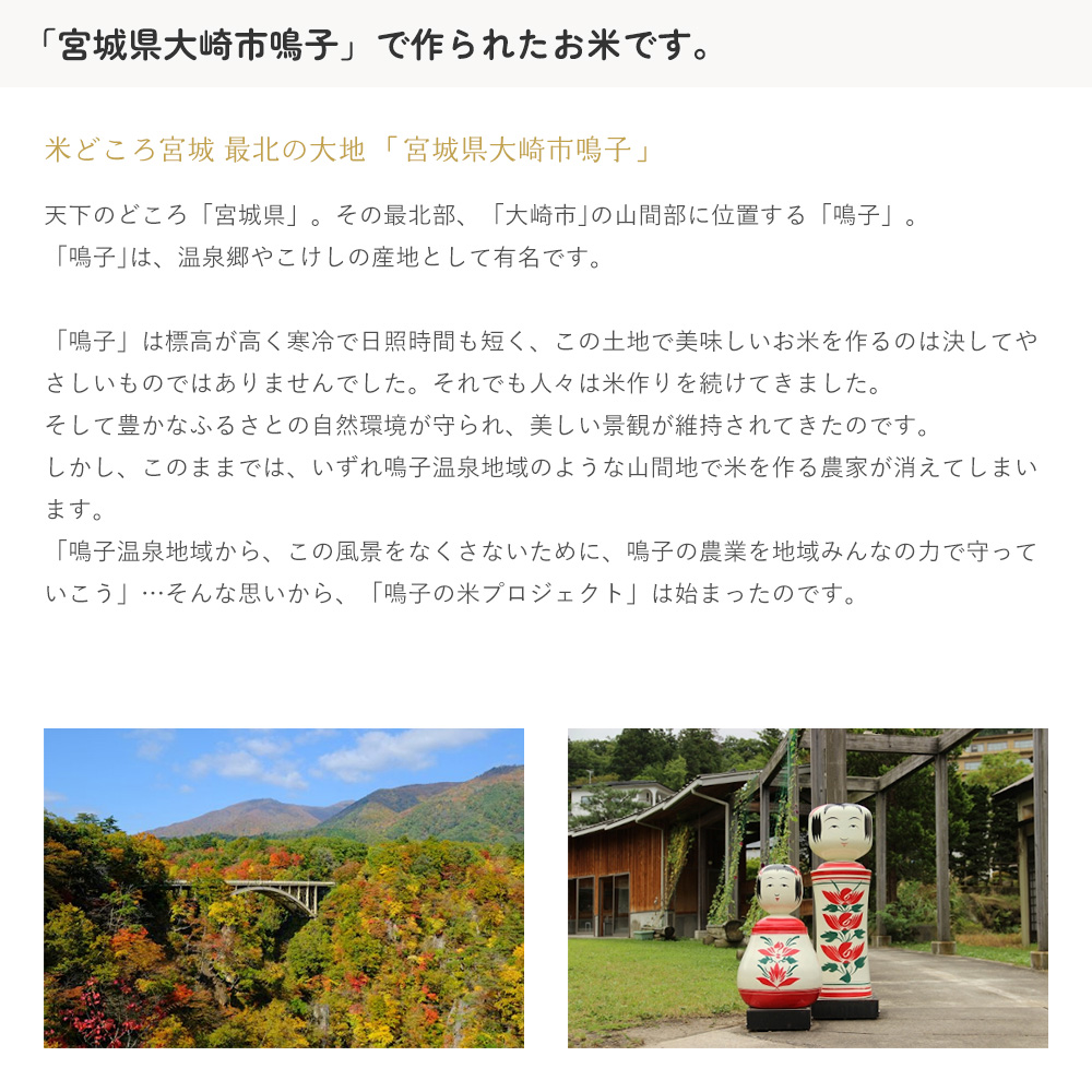 新米 ゆきむすび 一等米玄米 30kg 宮城県大崎市鳴子産 令和6年産 受注生産 : dk-monyg-30k : 伊達の蔵出し本舗-お米の匠 -  通販 - Yahoo!ショッピング