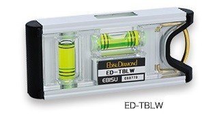 エビス EBISU 水平器 トビレベル ED-TBL 片側シャックル カラビナ対応 超強力マグネット 足場組立 作業工具 | EBISU（水平器、水準器） | 01