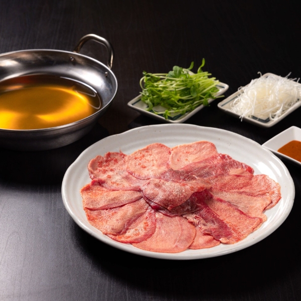 牛たんしゃぶしゃぶセット 塩ポン酢だれ ゴマ味噌だれ スライス 300g 牛タン しゃぶしゃぶ お取り寄せ 通販 仙台 グルメ 爆買