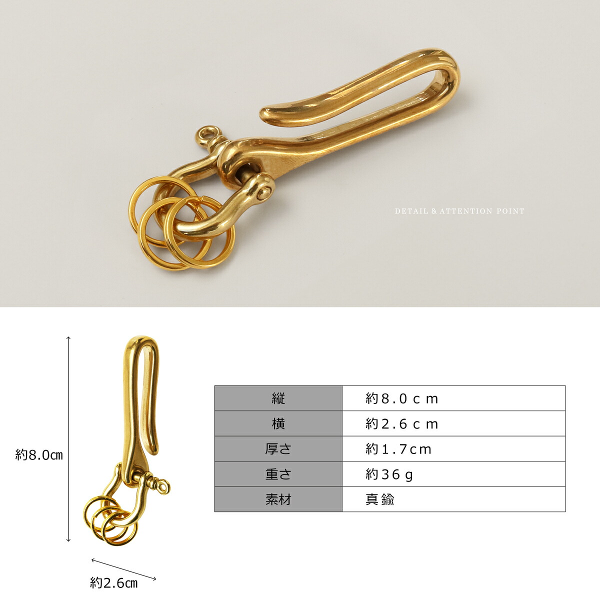 galcia ブラス　真鍮　ROLLコラボ　キーフック 楽天市場】galcia SKULL HOOK KEYHOLDER BRASS SMALL TYPE ガルシア