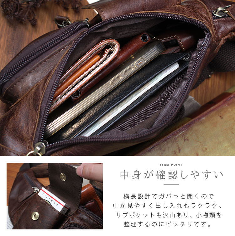 【ISSEY MIYAKE】レザー ボディバッグ・ウエストポーチ ヴィンテージ ウエストポーチ フェイクレザーボディバッグ メンズ レディース ユニ