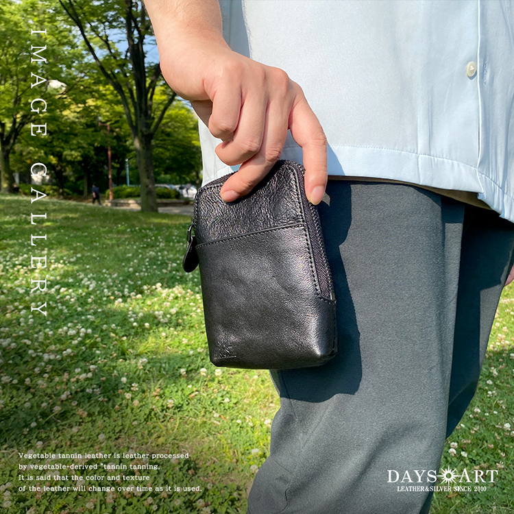 流行り の ブランド  DAYSART メンズ シガレットケース スマホケース レザーポーチ 文房具・ステーショナリー