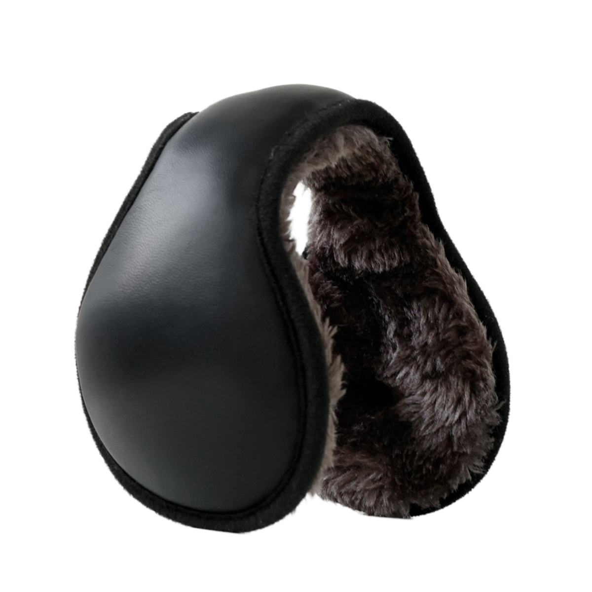 耳当て イヤーマフ 防寒 折りたたみ 軽量 コンパクト 羊革 本革