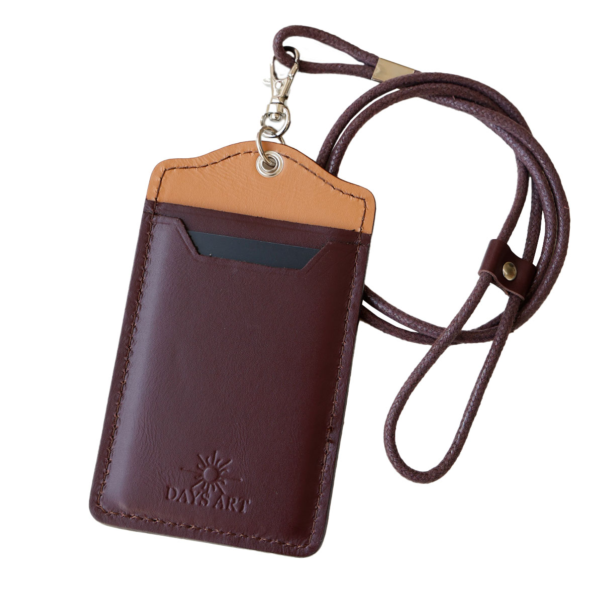 カードケース IDケース 首掛け メンズ スムースレザー ツートン 本革 キャッシュレス レディース |  | 03
