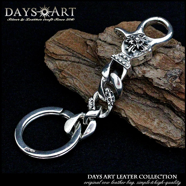 シルバー925 キーチェーン専用 シルバー925 キーチェーン クリップ シルバーキーホルダー