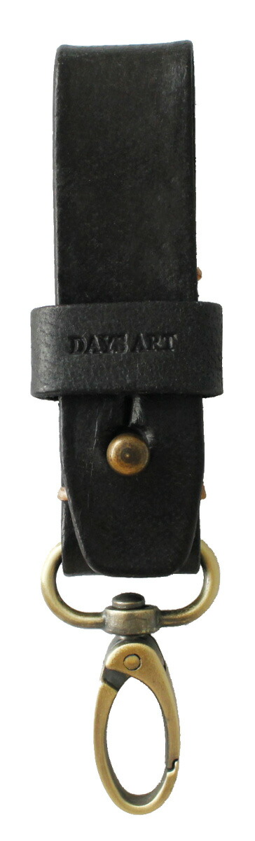 キーホルダー レザー メンズ レディース ユニセックス DaysArt 本革 サドルレザー 肉厚 キーリング ベルトループ ハンドメイド | DAYSART | 01