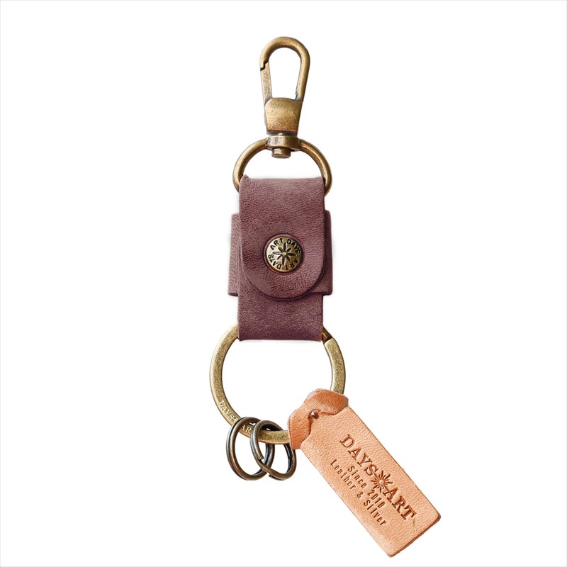 キーホルダー 本革 メンズ レディース 日本製 イタリアンレザー イルポンテ マヤレザー カラビナ スマートキー 車 鍵 DAYSART |  | 07