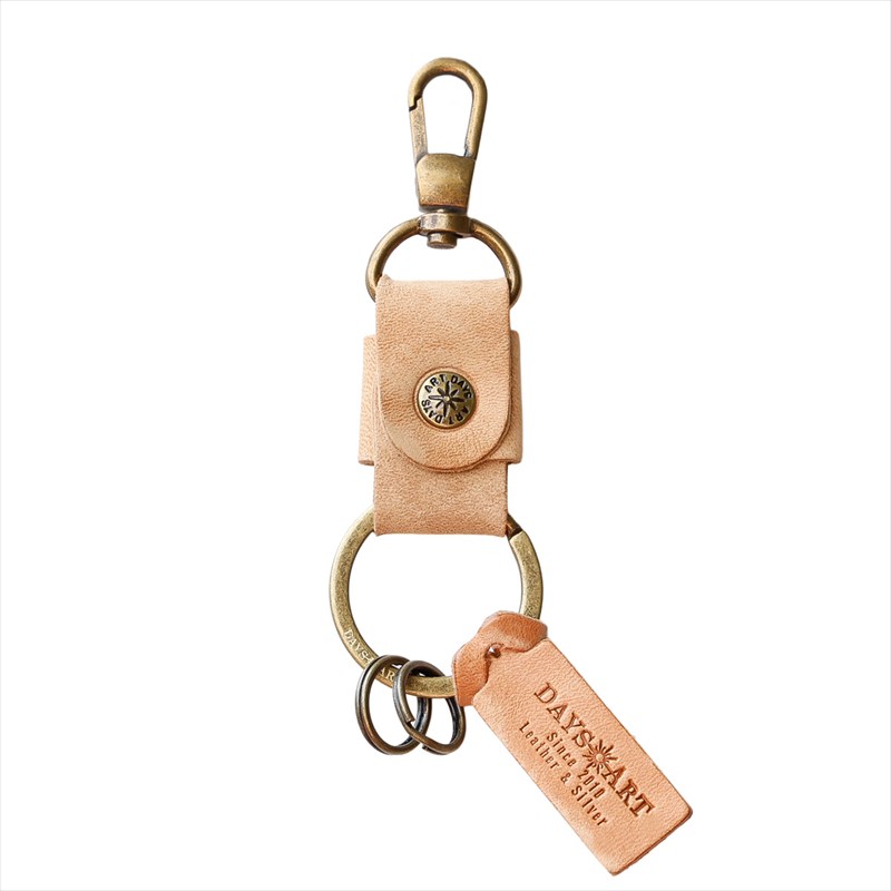 キーホルダー 本革 メンズ レディース 日本製 イタリアンレザー イルポンテ マヤレザー カラビナ スマートキー 車 鍵 DAYSART |  | 09