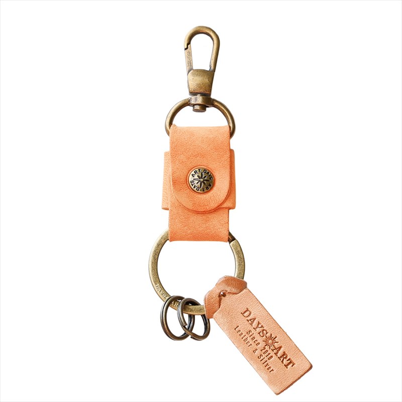 キーホルダー 本革 メンズ レディース 日本製 イタリアンレザー イルポンテ マヤレザー カラビナ スマートキー 車 鍵 DAYSART |  | 03