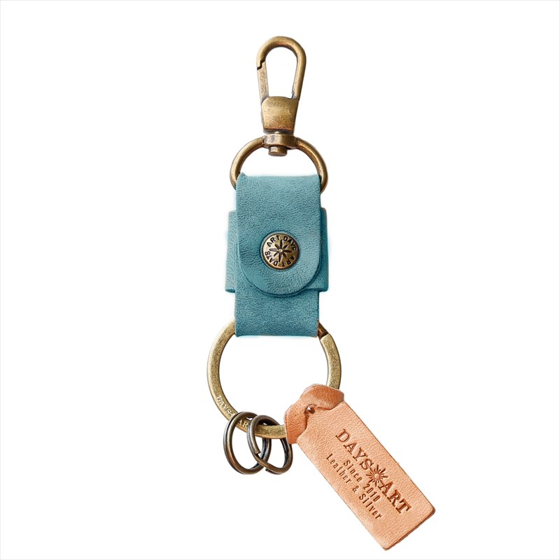 キーホルダー 本革 メンズ レディース 日本製 イタリアンレザー イルポンテ マヤレザー カラビナ スマートキー 車 鍵 DAYSART |  | 06