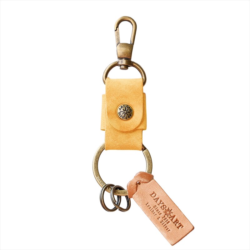 キーホルダー 本革 メンズ レディース 日本製 イタリアンレザー イルポンテ マヤレザー カラビナ スマートキー 車 鍵 DAYSART |  | 01