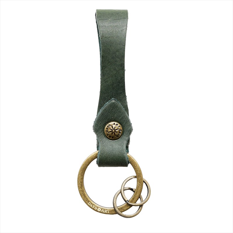キーホルダー 本革 メンズ レディース キーリング プルアップオイルレザー 革小物 車 スマートキー カラフル 6色 日本製 DAYSART ショート |  | 01