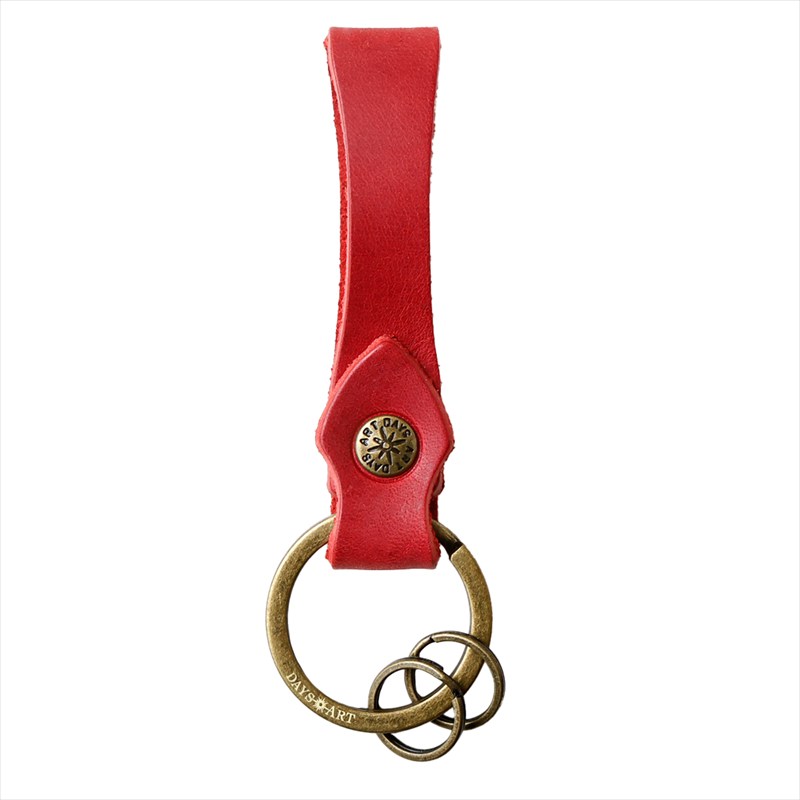 キーホルダー 本革 メンズ レディース キーリング プルアップオイルレザー 革小物 車 スマートキー カラフル 6色 日本製 DAYSART ショート |  | 06
