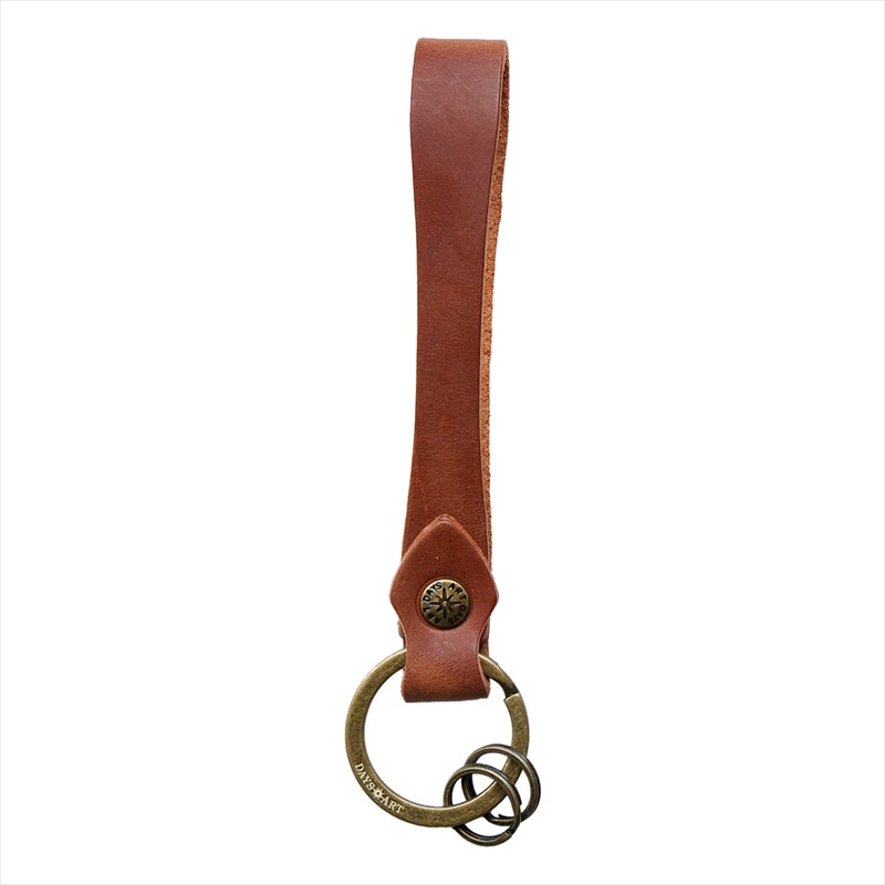 キーホルダー 本革 メンズ レディース キーリング プルアップオイルレザー 革小物 車 スマートキー カラフル 6色 日本製 DAYSART ロング |  | 02