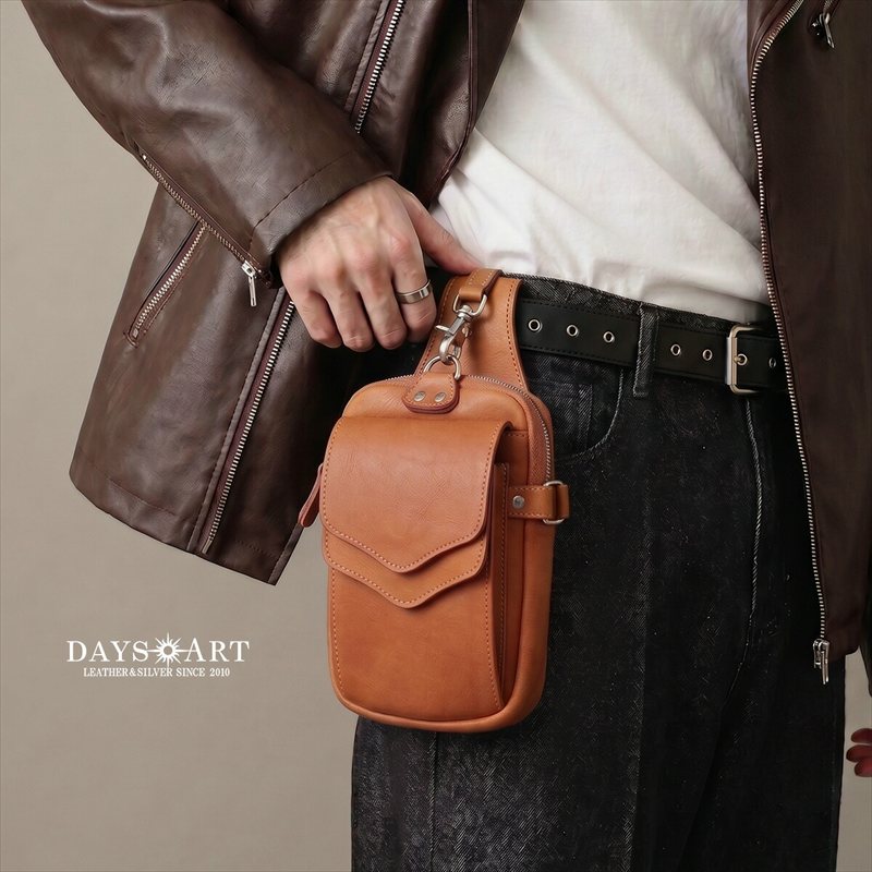 DAYSART（デイズアート） ベルトポーチ 本革レザー メンズ ヒップ