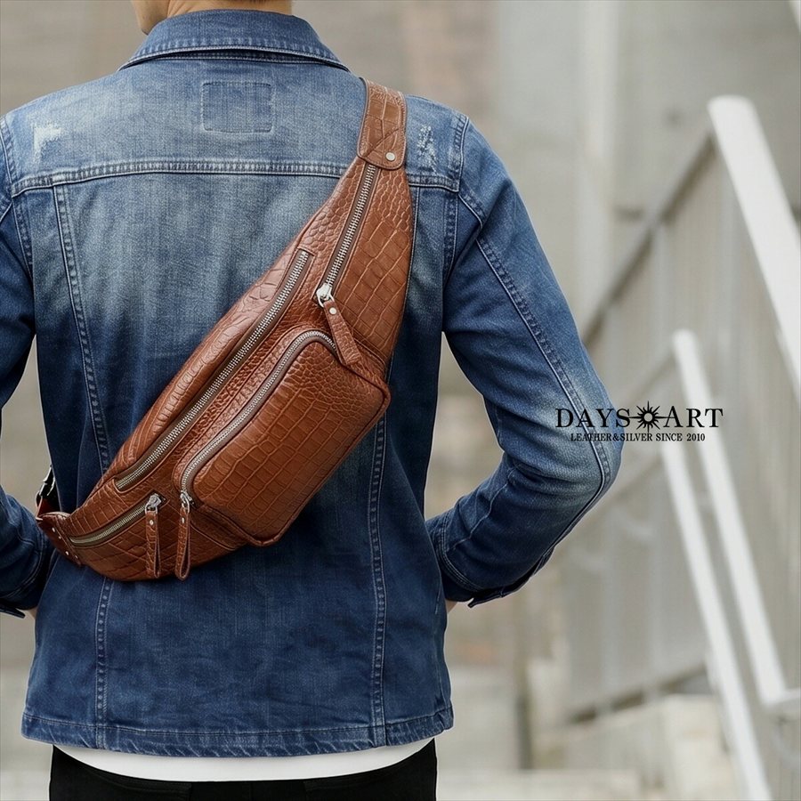 DAYSART（デイズアート） ウエストバッグ 本革レザー メンズ ウエスト