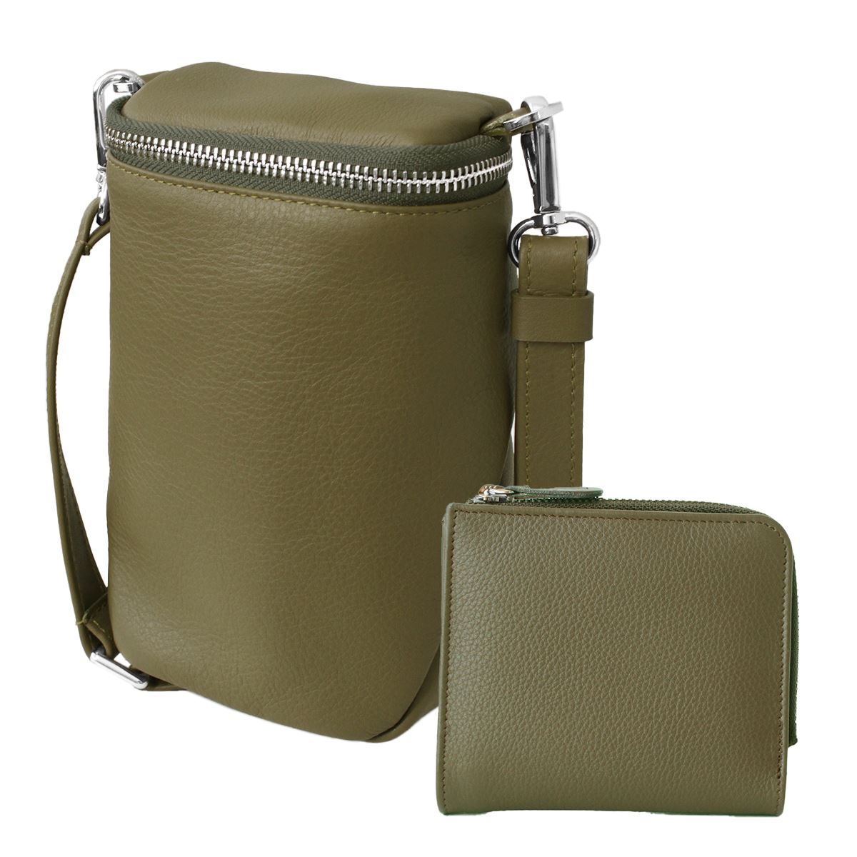 DAYSART（デイズアート） 2点セット サコッシュ 2つ折り財布 レザー