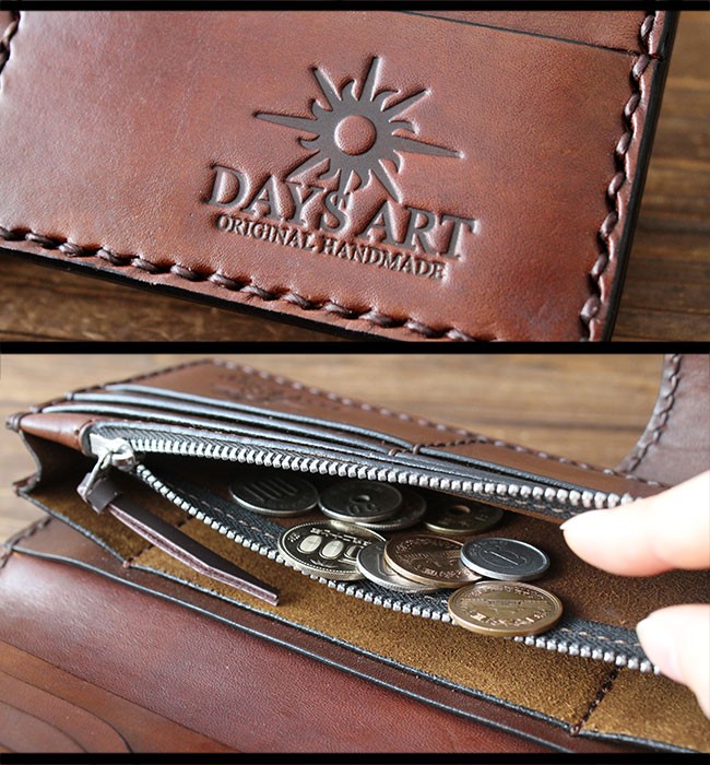 DAYSART（デイズアート） 長財布 本革レザー メンズ 二つ折り 極厚