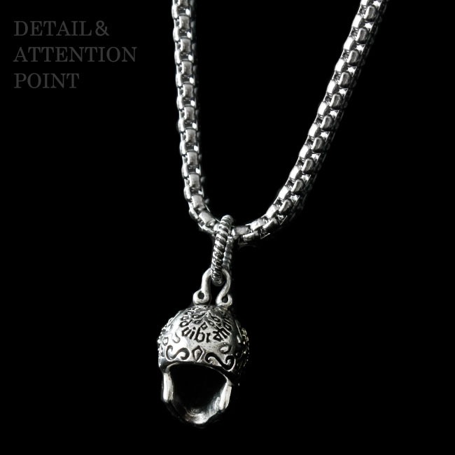 good vibrations ネックレス シルバー925 メンズ レディース スカル