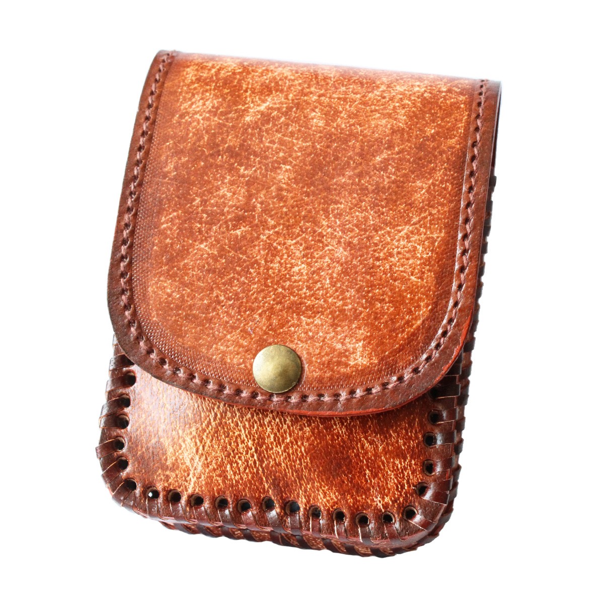 シガレットケース メンズ レディース 本革 硬質 アンティーク 電子