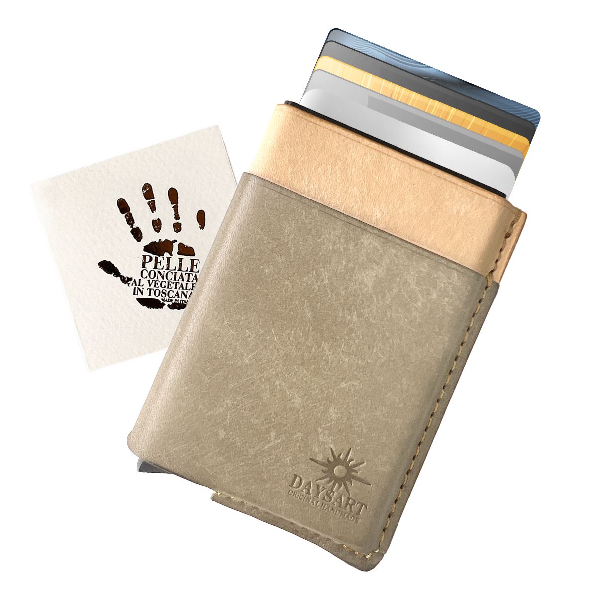 DAYSART（デイズアート） スライドカードケース 本革 イタリアンレザー